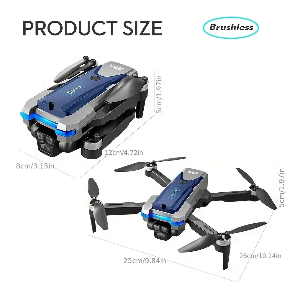 S8S Drone lipat 5G Wifi 8K HD, - Drone Gps Mount ulasan dan harga